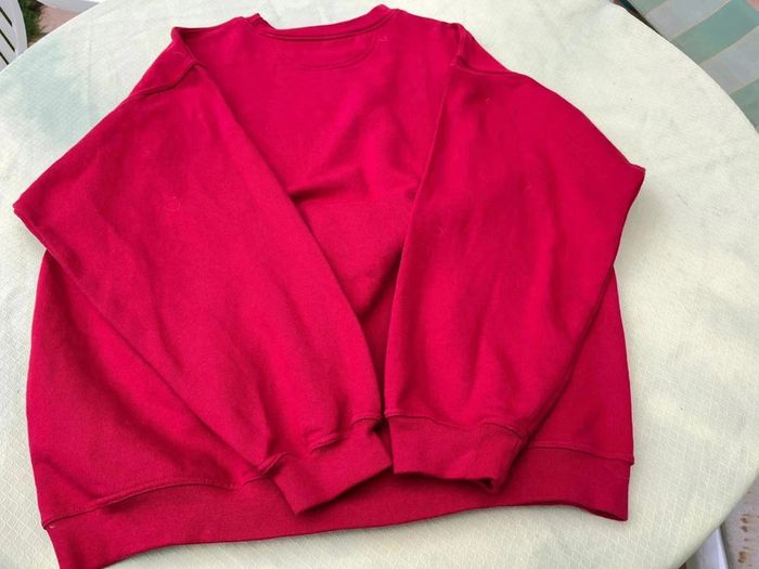 Pull rouge vintage Adidas taille M/L rouge - photo numéro 5