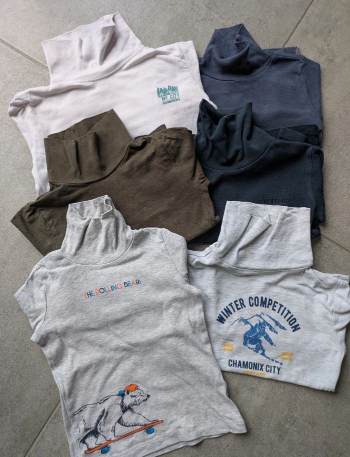 Lot col roulé 5 ans ski