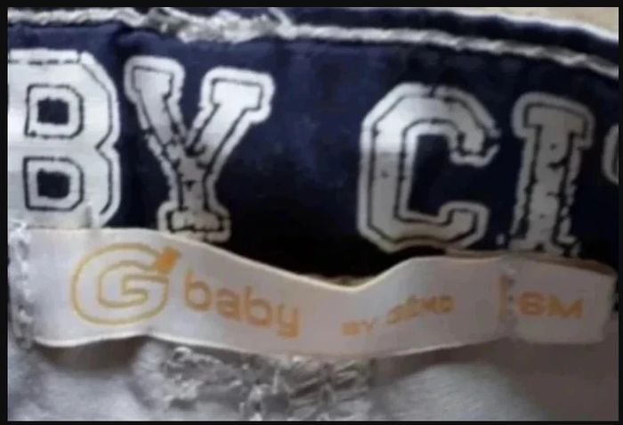 pantalon jean gris clair 6 mois baby by Gemo - photo numéro 2