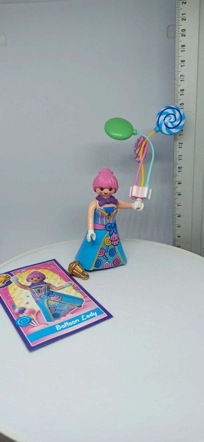 Femme balloon Lady avec ballons playmobil