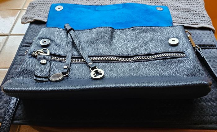 Sac Lulu Castagnette, bleu marine, intérieur doublé - photo numéro 4