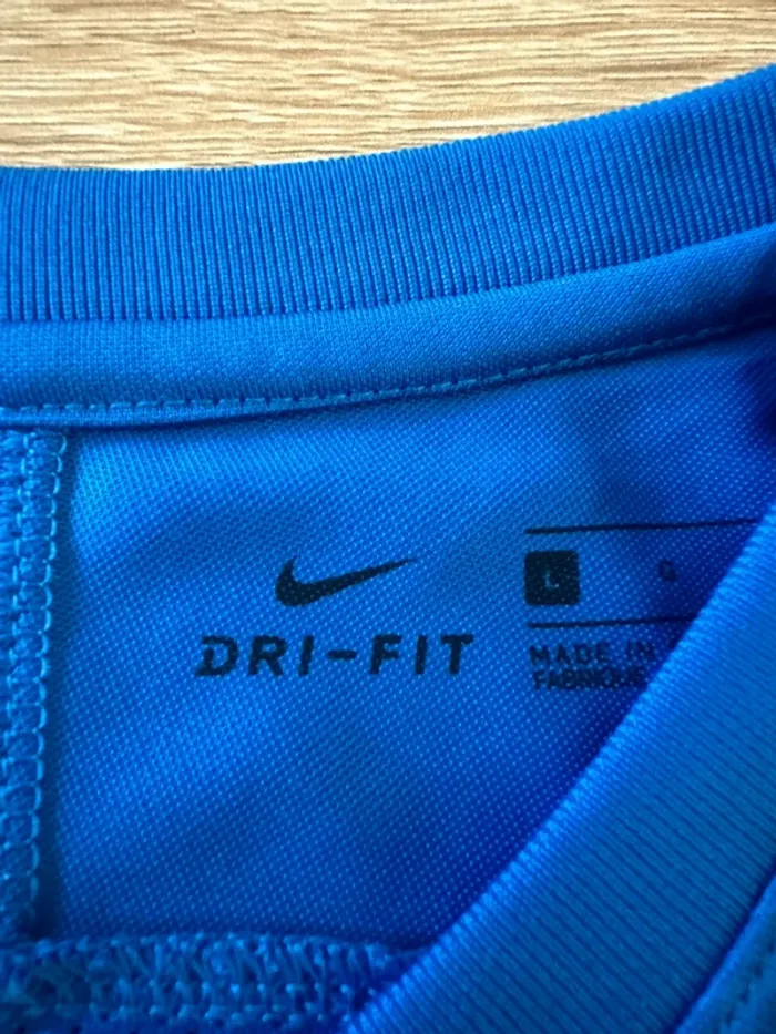Maillot de foot bleu Nike - photo numéro 3