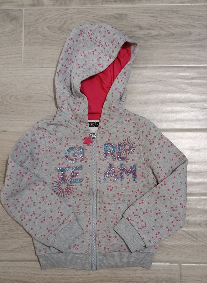 Lot pulls sweat/gilet zippés fille - photo numéro 2