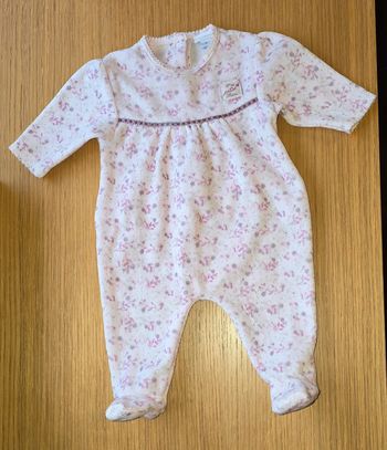 Pyjama fleuri style Liberty Naissance P'tit Bisou