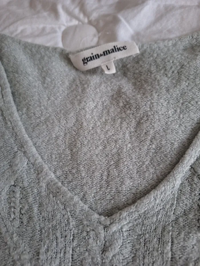 Pull vert taille L Grain de Malice - photo numéro 2