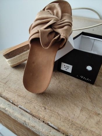 Sandale femme talons compensés 
