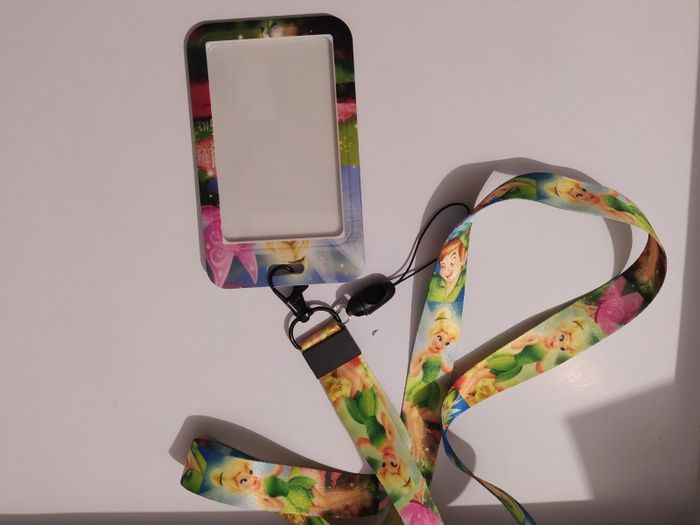 Lanière de cou porte carte fée clochette - photo numéro 2