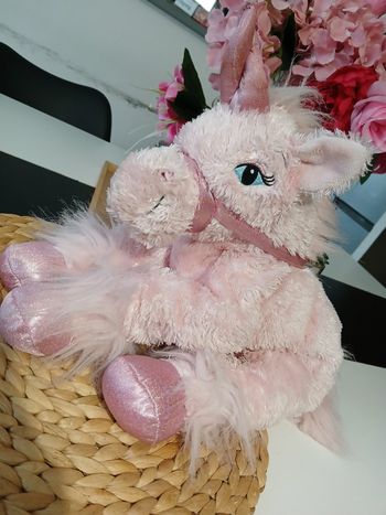 Péluche licorne rose 🌸