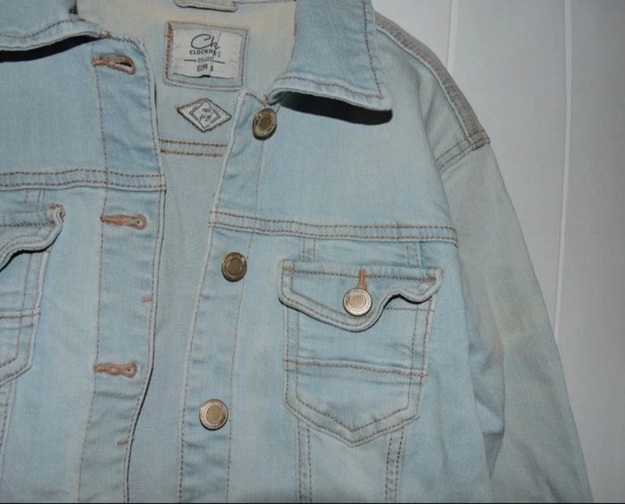 Veste en jean bleu clair - photo numéro 2