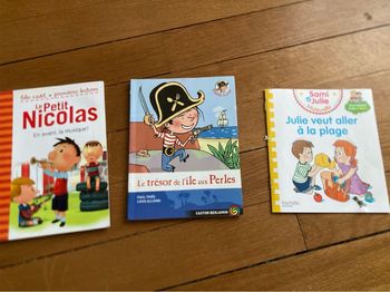 Lot de 3 livres : Petit Nicolas, Pirate, Sami & Julie