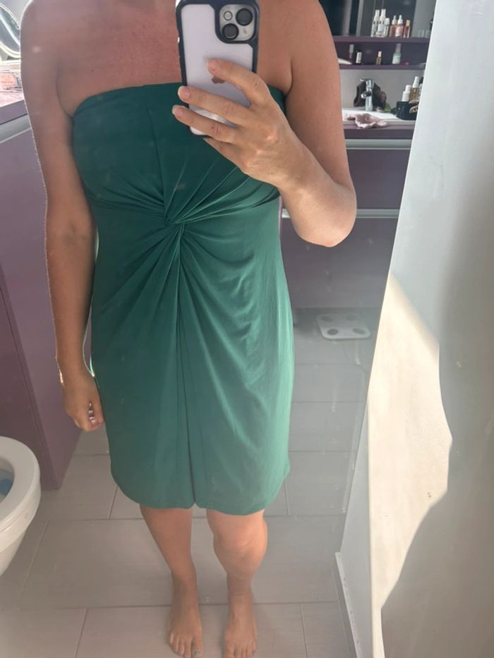 Robe bustier verte - photo numéro 2