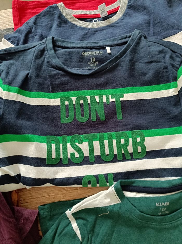 Lot tee shirts manches longues garçon 10 ans - photo numéro 6