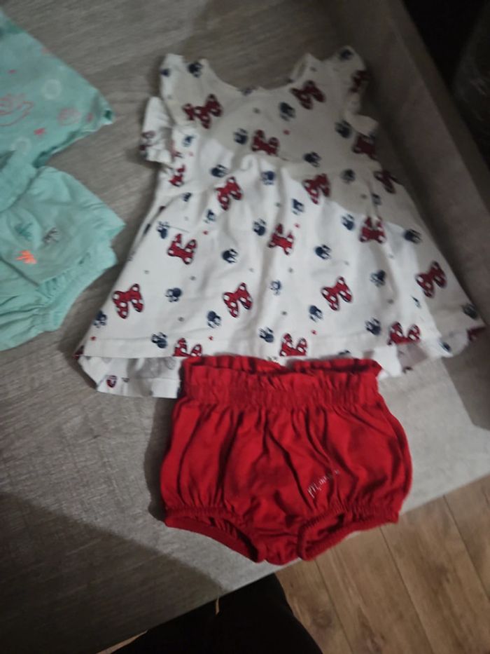 Lot de 2 ensemble bébé fille - photo numéro 2