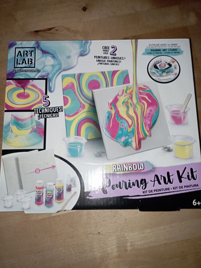 Kit pouring art kit