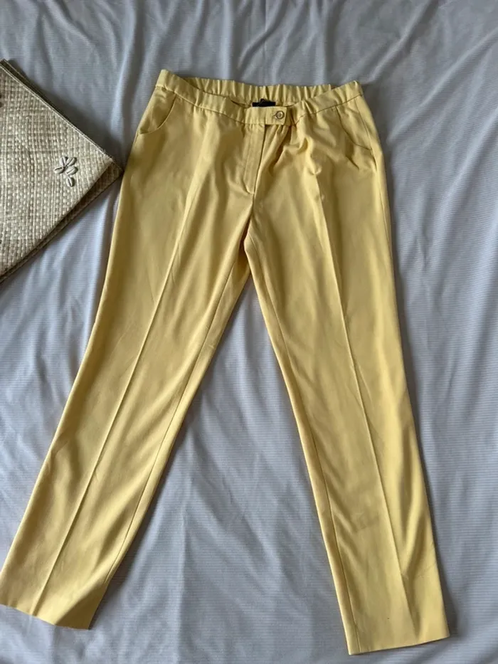 Pantalon ajusté jaune eugen Klein taille 46