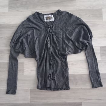 Pull femme gris Jennyfer taille M
