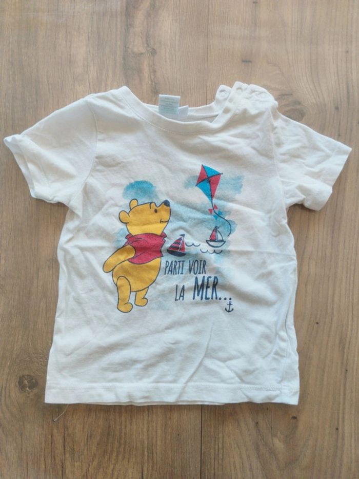 Lot de 2 t-shirts bébé 12 mois - photo numéro 4