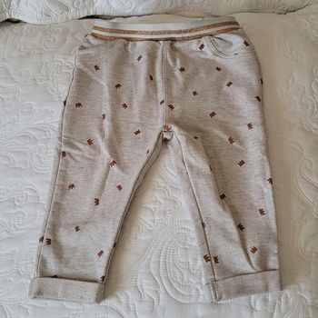 Legging gris avec des couronnes dorées Orchestra