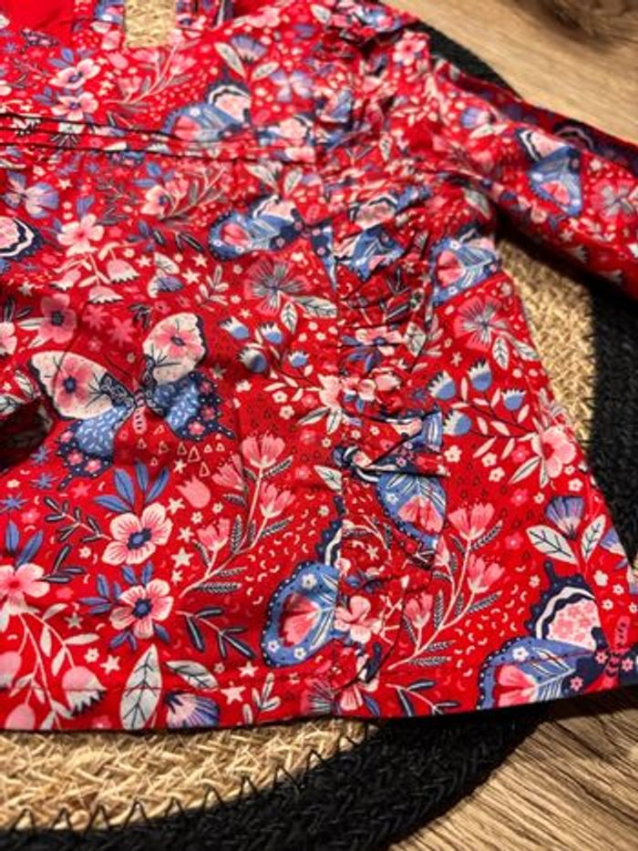 Blouse fleurie / sergent major / 6mois - photo numéro 3