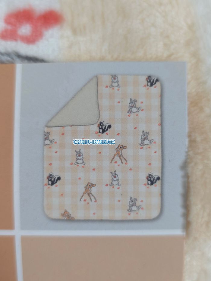 Plaid / Throw Disney Bambi Fleur Panpan / Thumper | 75x100cm - photo numéro 2