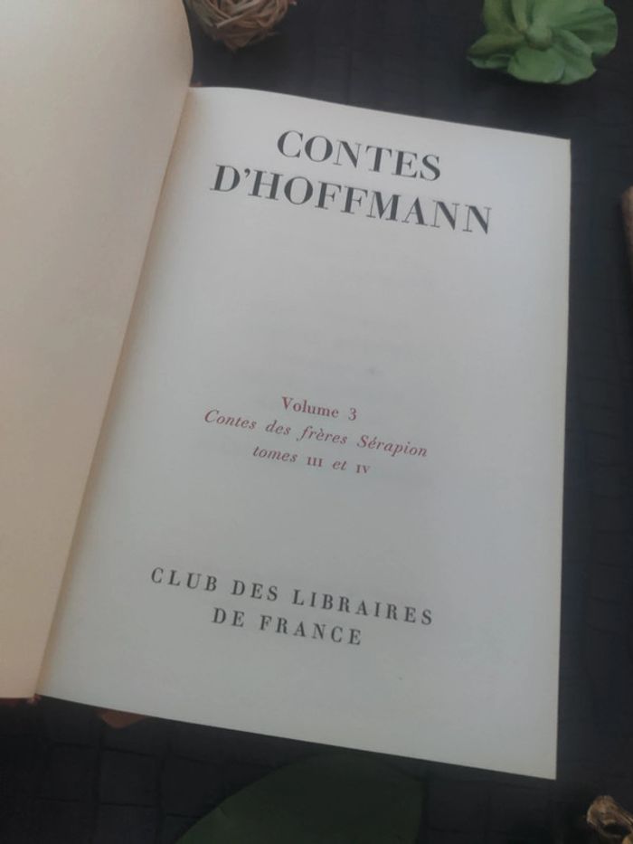 E.T.A Hoffmann - Contes et Dessins / Volume 3, Tomes III et IV - photo numéro 3