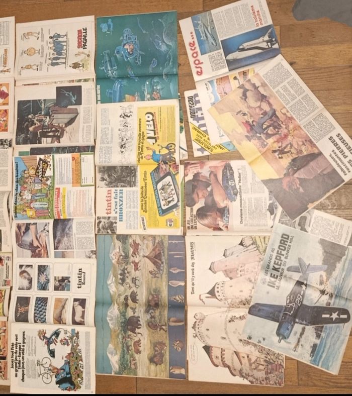 Lot de 32 anciens magazines Nouveau Tintin années 70 vintage - photo numéro 7