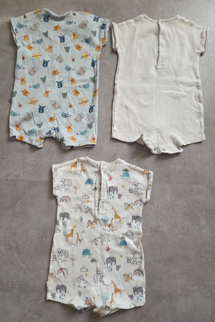 Lot de 3 grenouillère next baby 6mois - photo numéro 2