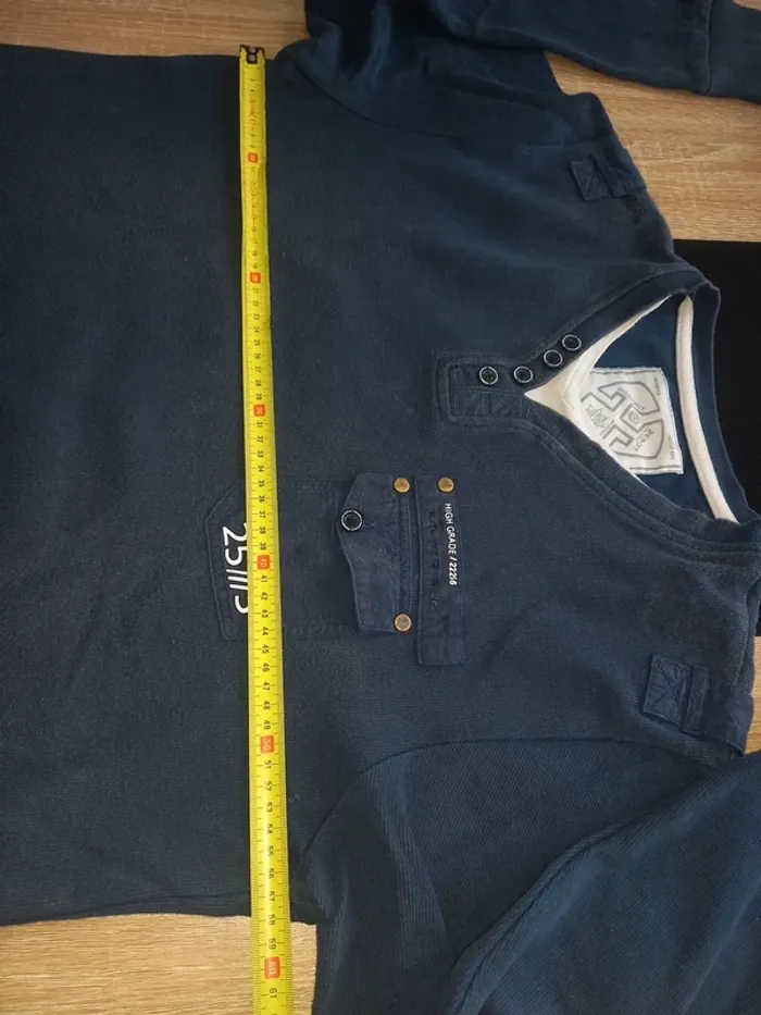 Pull homme bleu T. XL - photo numéro 5