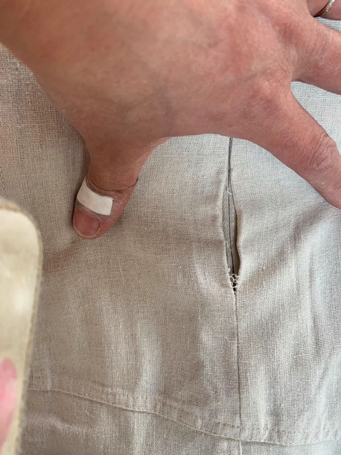 Joli robe longue asymétrique Mim taille 38 - photo numéro 4