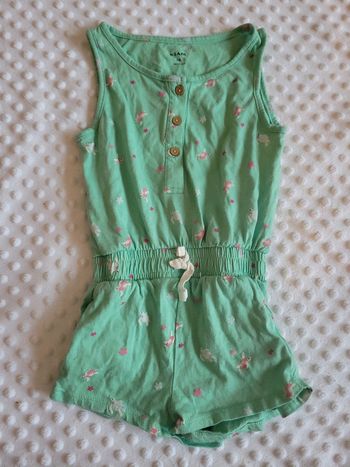 Combinaison printemps/été vert d’eau – KIABI – Motif tortue