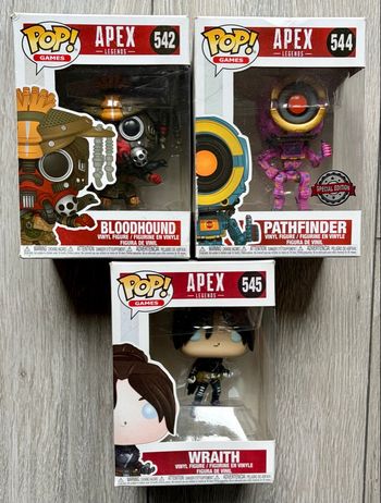 Lot de 3 Figurines Funko Pop Jeux Vidéos Apex Legend 