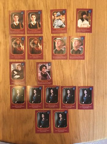 lot 17 cartes Harry Potter numéro 50 à 59 collection Auchan