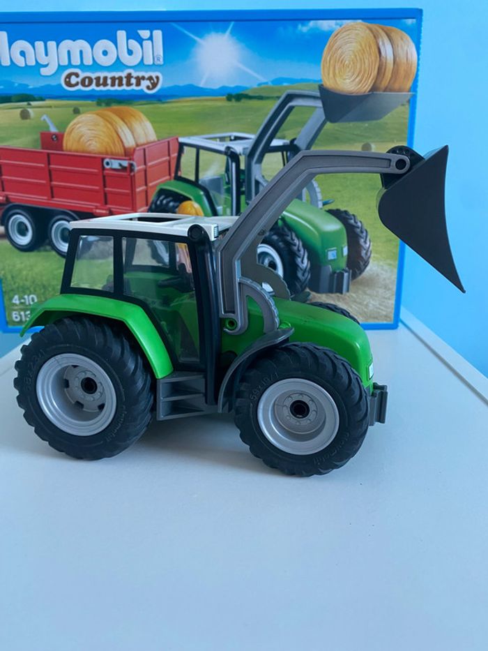 Playmobil - 6130 - Tracteur Avec Pelle et Remorque - photo numéro 6