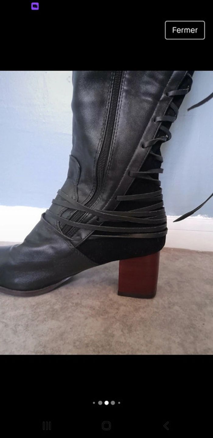 Belles bottes à lacets - photo numéro 4