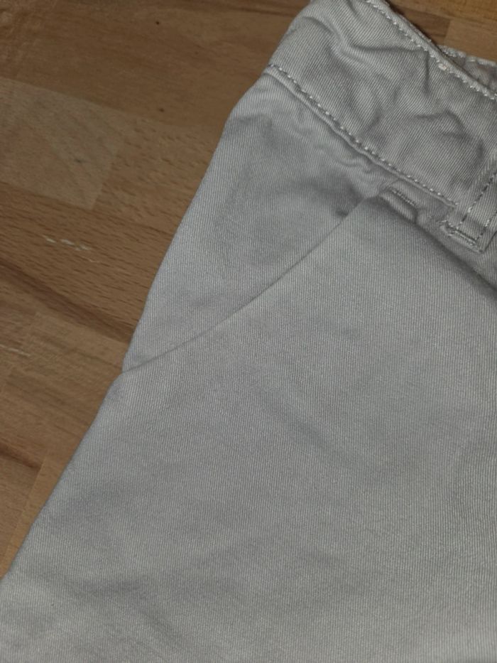 Pantalon type chino blanc taille 6 ans - photo numéro 3