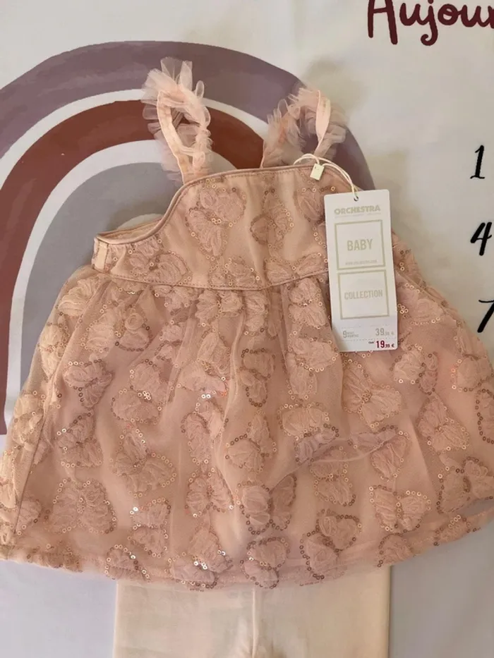 Ensemble bébé fille - 9 mois / 71 cm - Orchestra (neuf avec étiquette) - photo numéro 2