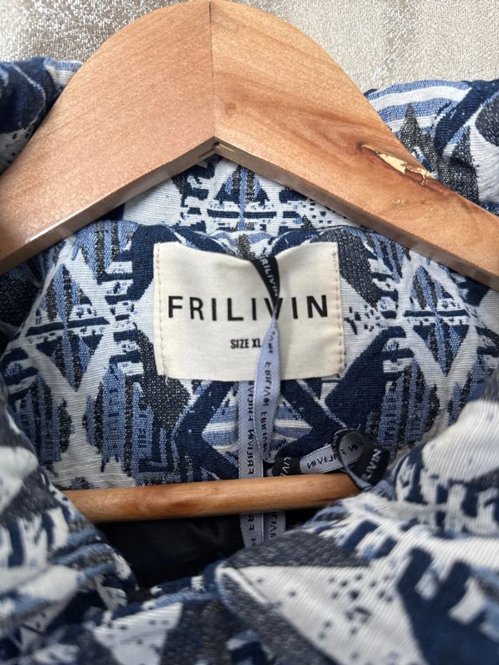 Veste Frilivin neuve imprimé géométrique – Taille XL - photo numéro 2