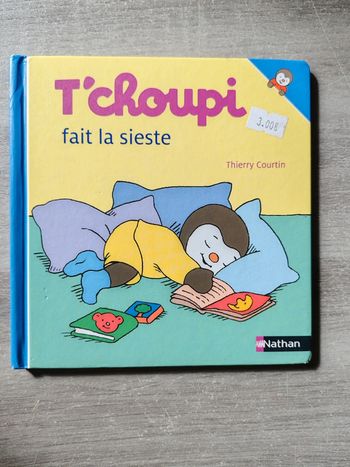 Livre T'choupi fait la sieste