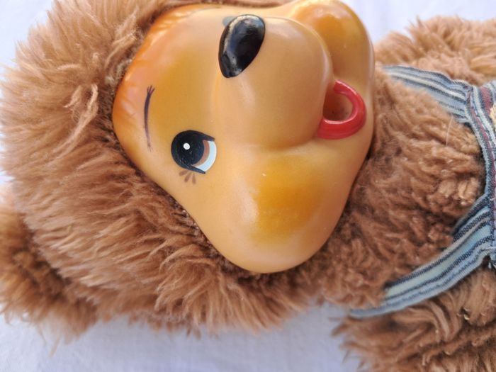 Kiki monchhichi ours en peluche 26 cm wuschel vintage ancien - photo numéro 3