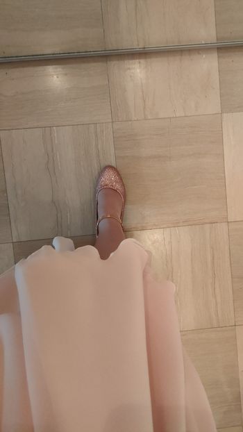 Chaussure rose paillettés