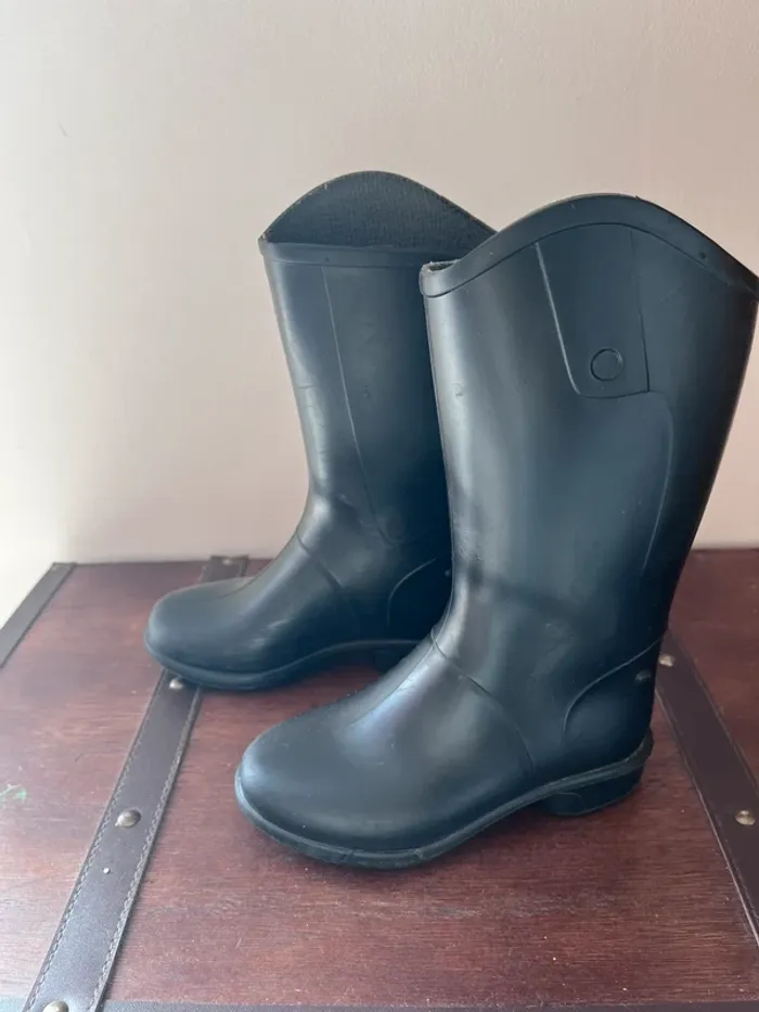 Bottes d'équitation noires 25 - photo numéro 3