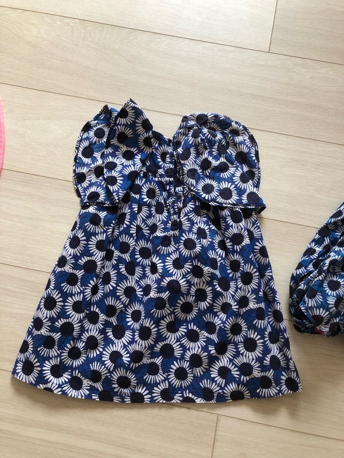 Ensemble robe été avec foulard assorti - photo numéro 3