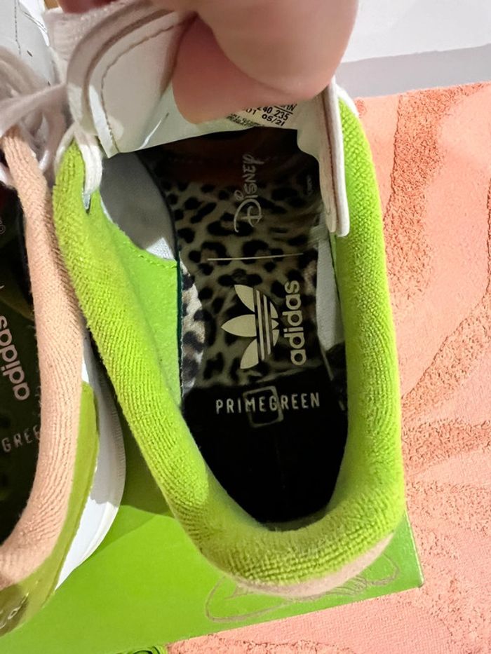 Basket adidas Stan smith édition limitée Disney : Kermit et Peggy pointure 38 2/3 - photo numéro 5