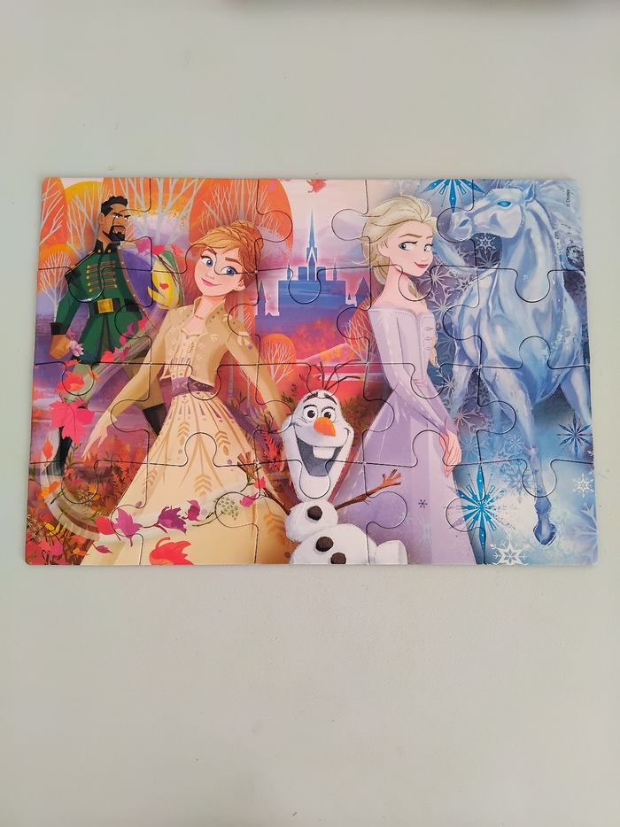 PUZZLES 20 Pièces FROZEN Reine des Neiges II Complets - photo numéro 2