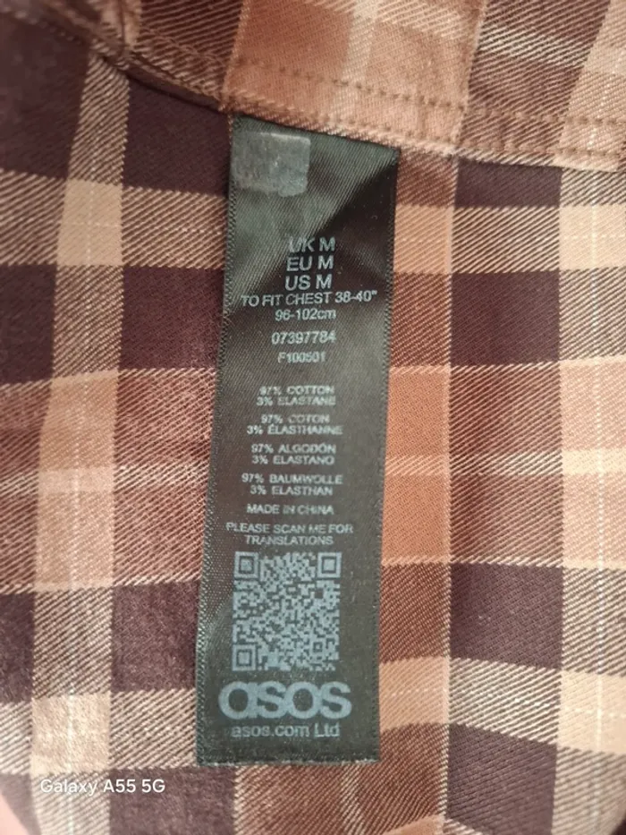 Chemise homme longues manches a carreaux - photo numéro 7