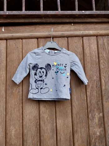 Tee-shirt manche longue 6 mois Disney baby