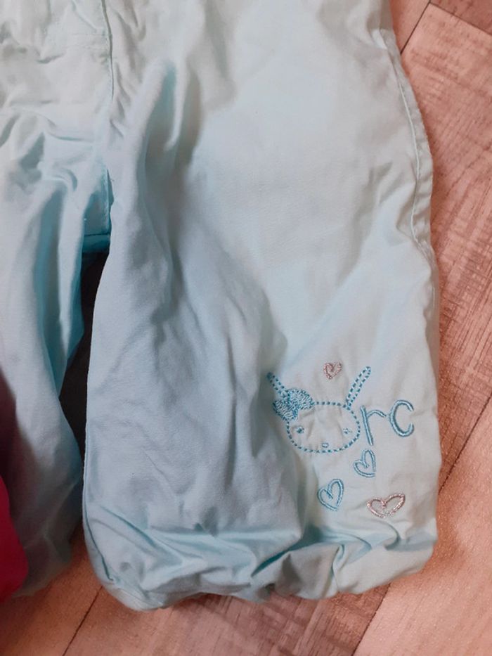 Lot 2 pantalons fille bouffant 6 mois neufs - photo numéro 4