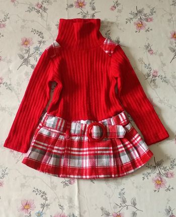 Robe en laine écossaise