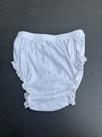 Bloomer coton blanc 36 mois verbaudet