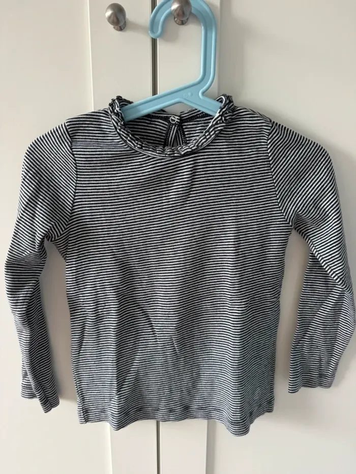 T-shirt manches longues petit bateau 5 ans